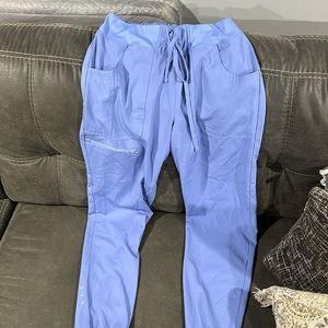 Heart and soul scrub joggers- (color ciel)